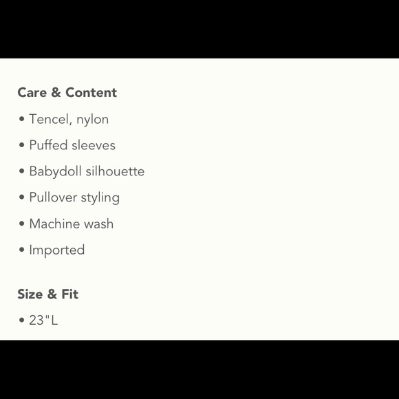 NWT Anthropologie Liljana Babydoll Blouse Size S - Picture 2 of 2